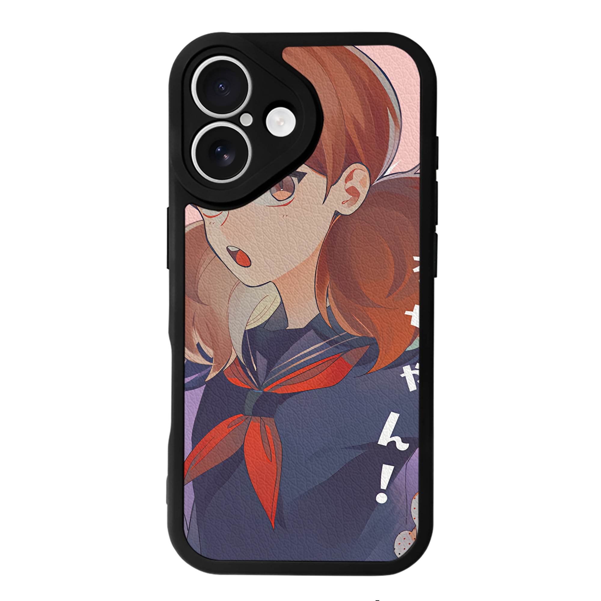 （画像用） ハイキュー!! Haikyu!! 【iPhone 16シリーズ対応】シリコンスマホケース（レザー調） 材質：シリコン